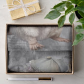 Papier Mousseline Souris Steampunk (Cadeau)