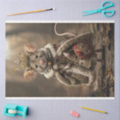 Papier Mousseline Souris Vintage Whimsical Découpage Queen (Artisanat)