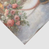 Papier Mousseline Souris Whimsical Rustique Snowy Village Découpage (Détail)