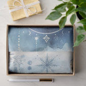 Papier Mousseline Sous la lune solstice Bois d'hiver (Cadeau)
