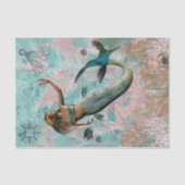 Papier Mousseline Sous la mer (Recto)