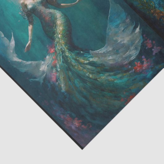 Papier Mousseline Sous la mer (Détail)