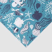 Papier Mousseline Sous la mer (Détail)