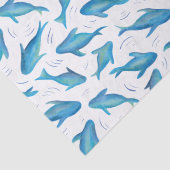 Papier Mousseline Sous la mer enfants requin de l'océan (Détail)