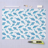 Papier Mousseline Sous la mer enfants requin de l'océan (Artisanat)