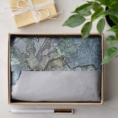 Papier Mousseline Sous la mer Jellyfish Corals Aquarelle Tissue P (Cadeau)