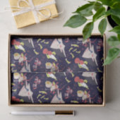 Papier Mousseline Sous la mer Marine Animals Chanson de musique (Cadeau)