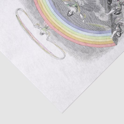Papier Mousseline Sous l'arc-en-ciel (Détail)