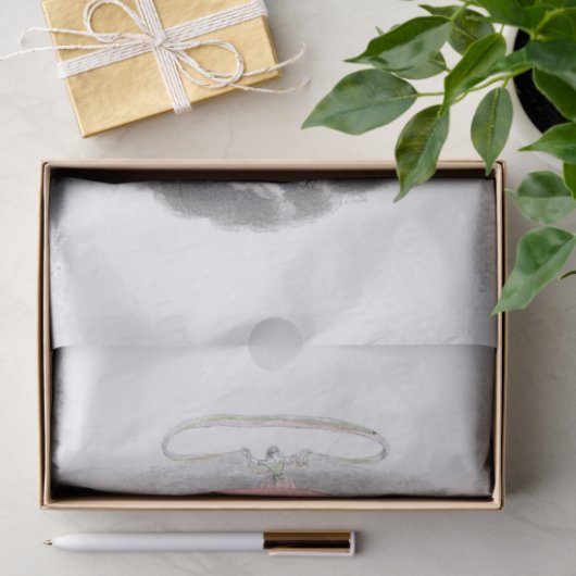 Papier Mousseline Sous l'arc-en-ciel (Cadeau)