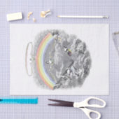 Papier Mousseline Sous l'arc-en-ciel (Artisanat)