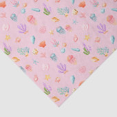 Papier Mousseline Sous le Motif marin (Détail)