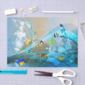 Papier Mousseline Sous-marin 1 (Artisanat)