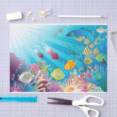 Papier Mousseline Sous-marin 2 (Artisanat)