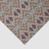 Papier Mousseline South West American Indian Style Patterned Art (Détail)