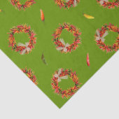 Papier Mousseline Southwest Chile Ristra Wreaths and Peppers Pattern (Détail)