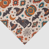 Papier Mousseline Southwest Orange Pumpkin Halloween  (Détail)