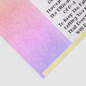 Papier Mousseline Souvenez-vous du Rainbow (Détail)
