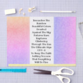 Papier Mousseline Souvenez-vous du Rainbow (Artisanat)