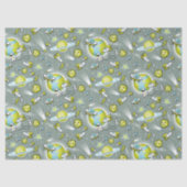 Papier Mousseline Space Explorer Birthday (Recto)