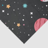 Papier Mousseline Space Rocket Ships et Planètes (Détail)