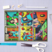 Papier Mousseline SpaceHawk, Martians et une bande dessinée Damsel (Artisanat)