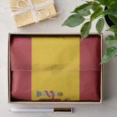 Papier Mousseline Spain Flag (Cadeau)