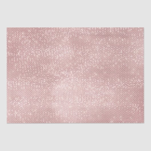 Papier Mousseline Sparkle Rose Gold Glam (Recto)