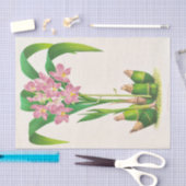 Papier Mousseline Spathoglottis Plicata (orchidée), Jean Jules Linde (Artisanat)