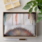 Papier Mousseline Speak No Evil Monkey Watercolor Art (Cadeau)