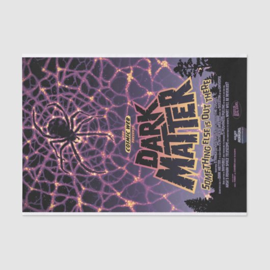 Papier Mousseline Spider Cosmic Web, Galaxie d'Halloween des horreur (Recto)
