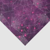 Papier Mousseline Spider Webs sur la page de découpage violet (Détail)