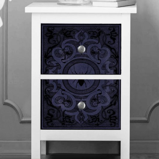 Papier Mousseline Spider Witch | Dusty violet Spiderweb fleurit