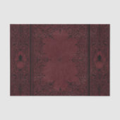 Papier Mousseline Spider Witch | Imaginaire rouge foncé Spiderweb fl (Recto)