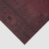 Papier Mousseline Spider Witch | Imaginaire rouge foncé Spiderweb fl (Détail)