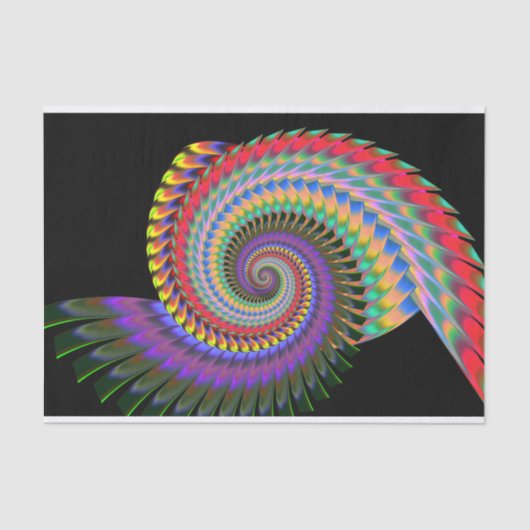 Papier Mousseline Spirale 7 (Recto)