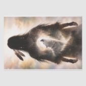 Papier Mousseline Spirit Wolf Within Decoupage (Recto)