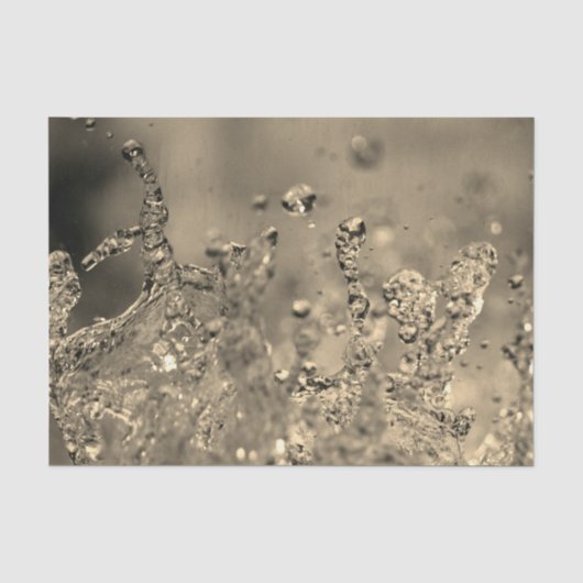 Papier Mousseline Splash d'or (Recto)