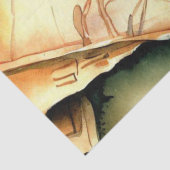 Papier Mousseline "Splendor Tissu À Thème De Voyage : Aventure Atten (Détail)