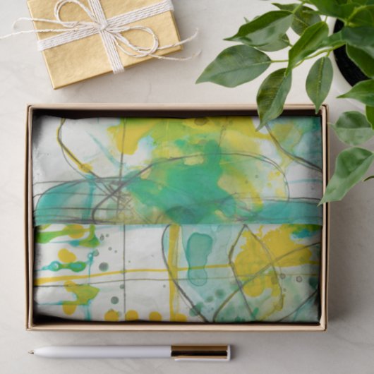 Papier Mousseline Splish Splash I (Cadeau)