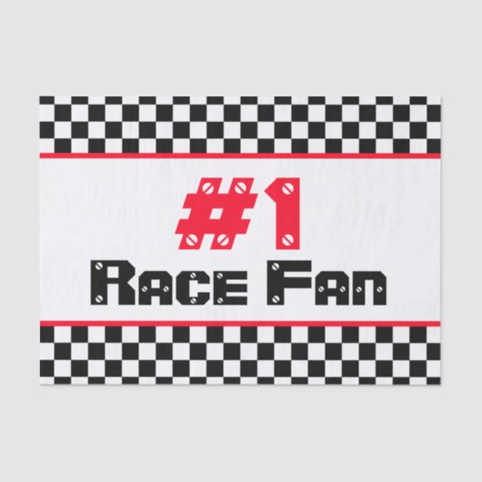 Papier Mousseline Sport noir et blanc inspiré (Recto)