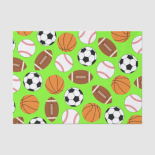 Papier Mousseline Sports Anniversaire Fête Enfants mignonne