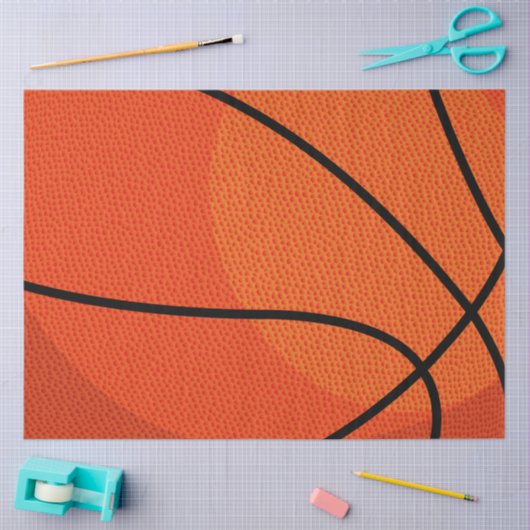 Papier Mousseline Sports de basket (Artisanat)