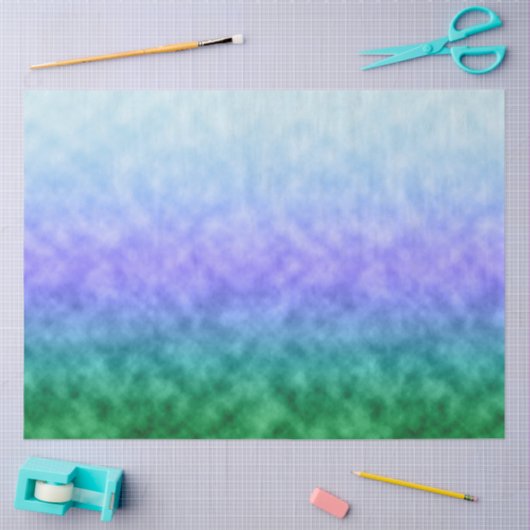 Papier Mousseline Spring Beneath the Sky (Artisanat)