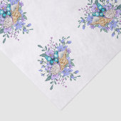 Papier Mousseline Spring Flowers, Butterflies & Sea Shells Decoupage (Détail)