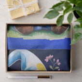 Papier Mousseline Spring Gnome with Bunny and Bluebird (Cadeau)