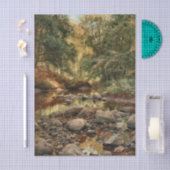 Papier Mousseline Spring Landscape by Peder Mork Monsted (Artisanat)