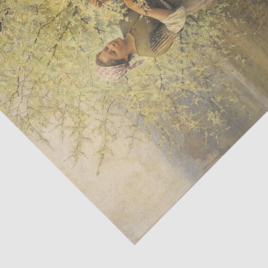 Papier Mousseline Springtime by Daniel Ridgway Knight (Détail)