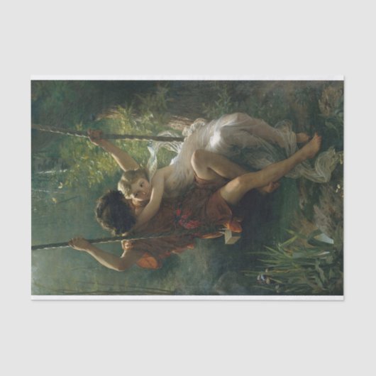 Papier Mousseline Springtime par Pierre-Auguste Cot (Recto)