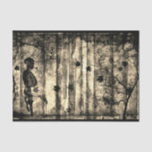 Papier Mousseline SQUELETON ET LAISSE Papier Tissu (Recto)