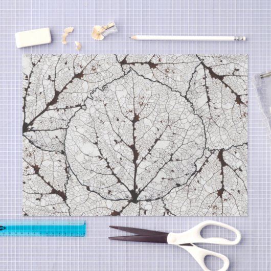 Papier Mousseline Squelette 1 de feuille d'Aspen (Artisanat)